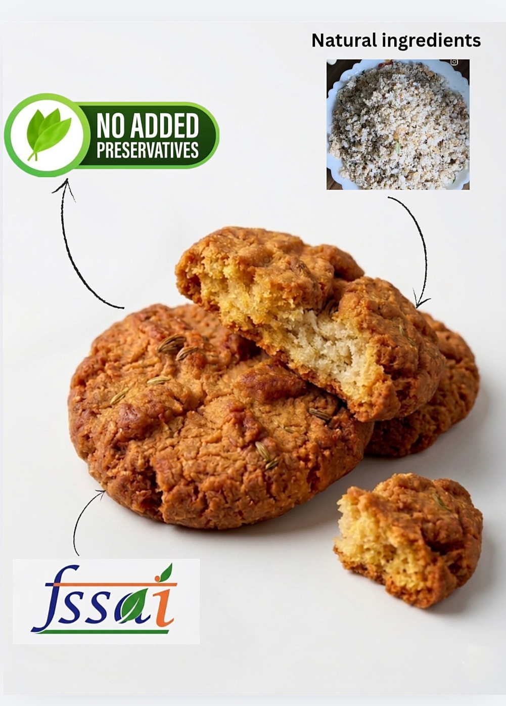 Khasta and Jaggery Combo